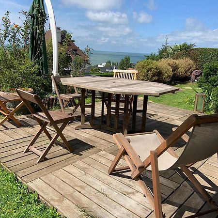 Grand Rez De Jardin-Terrasse Avec Vue Sur La Mer - 2 Chambres Blonville-sur-Mer Ngoại thất bức ảnh