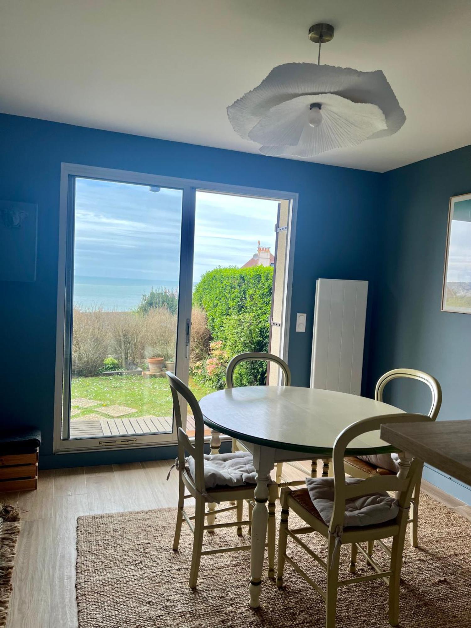 Grand Rez De Jardin-Terrasse Avec Vue Sur La Mer - 2 Chambres Blonville-sur-Mer Ngoại thất bức ảnh